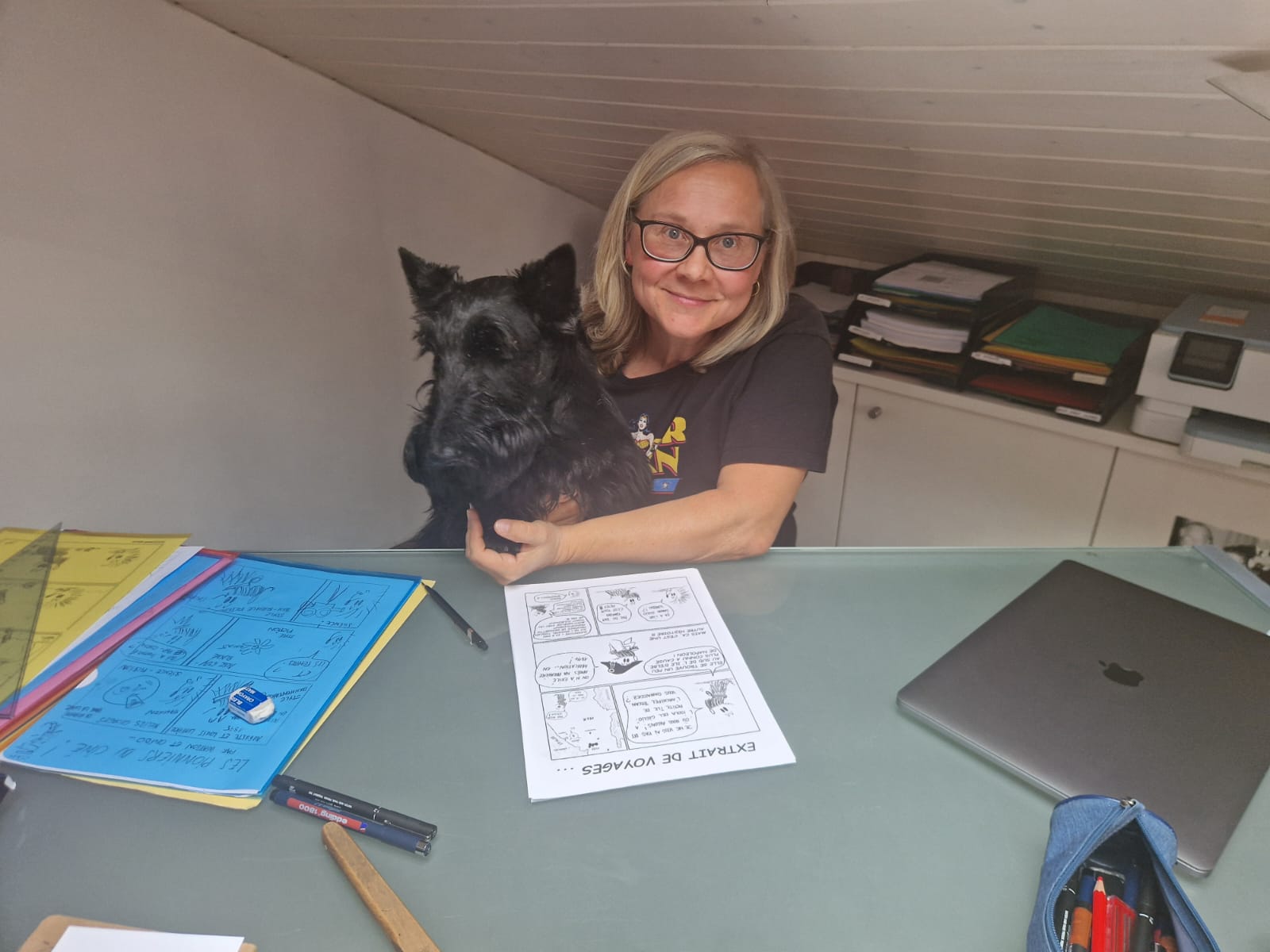 La Collombeyroude Jannick Simoncini publie une 3e BD des aventures de Watson, son chien